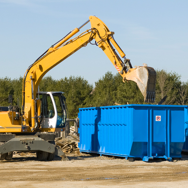 what size residential dumpster rentals are available in Van Nuys CA